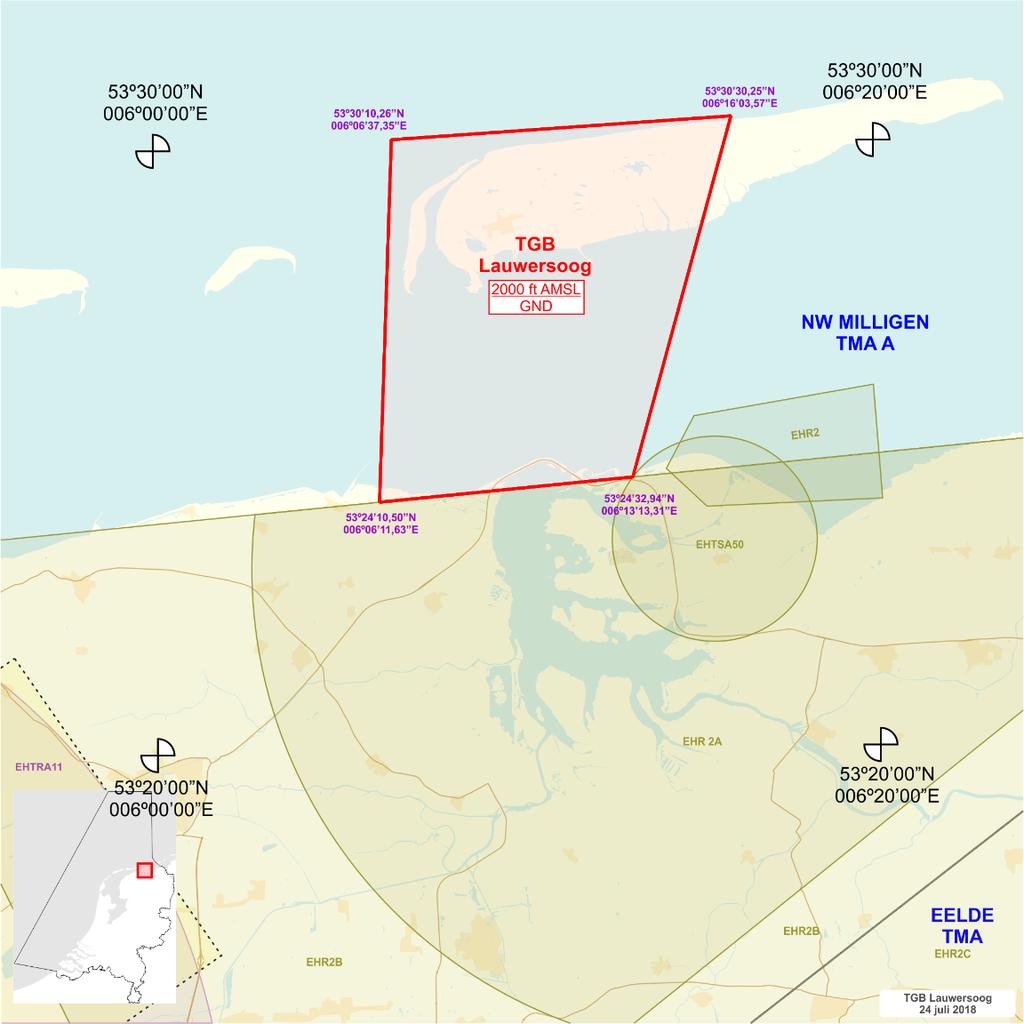 5. Indien NLR gebruik maakt van een RPA met transponder, wordt op de dag van de vlucht contact opgenomen met de Supervisor van MilATCC Schiphol (+31 (0)577 45 87 00) voor een unieke transpondercode