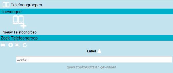 Bij een aansluiting geeft je aan welke telefoontoestellen bij die aansluiting horen. Je kunt daar als telefoontoestel ook een telefoongroep opgeven.