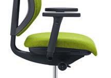 Het 3D-Move luchtkussen kan als optie bij de bureaustoel worden besteld. Avec le système 3D-Move, vous restez intuitivement en mouvement.