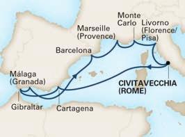 Boek voor 31 januari 2019 een cruise in Europa en ontvang bovendien een Drankenpakket inclusief MEDITERRAANSE RIVIÈRA MEDITERRANE LEGENDES 10 nachten rondreis Civitavecchia (Rome) met de Koningsdam