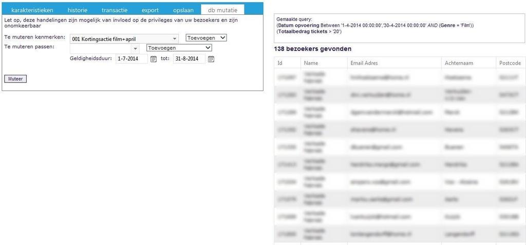 Stap 5: In dit geval wil je graag dat de geselecteerde bezoekers de volgende keer met korting kunnen bestellen. Maak eerst een kenmerk voor deze bezoekers aan onder de tegel kenmerken.