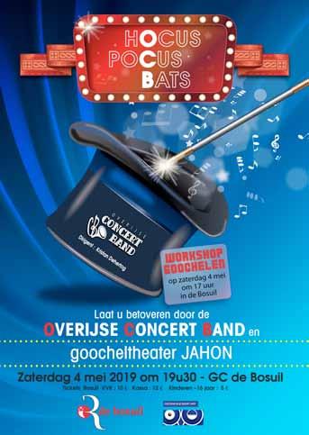 13 Op zaterdag 4 mei, tijdens het muzikaal optreden van Overijse Concert Band, zal Jahon
