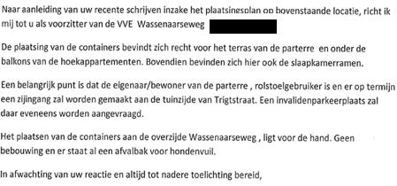 4. 75-07A Uitvraag doorgang rolstoel: Bij plaatsing van de ondergrondse restafvalcontainers zal er voldoende ruimte zijn voor een doorgang om met een rolstoel vanuit uw tuin de stoep te bereiken.