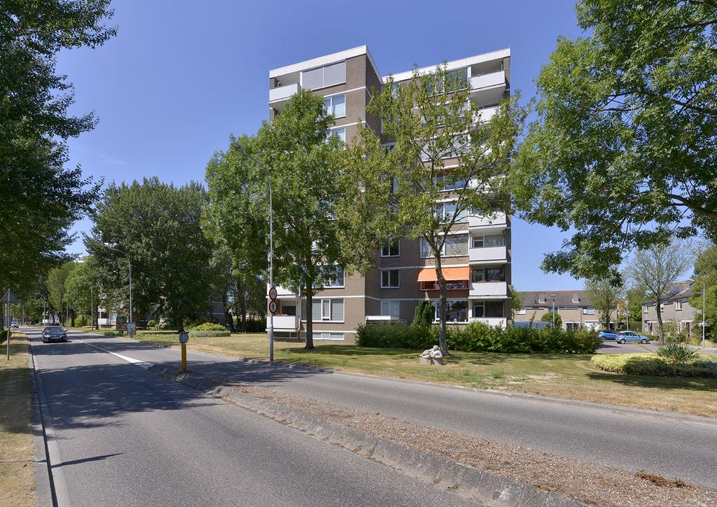 Door de bijzondere stervormige bouw van dit complex is de indeling erg