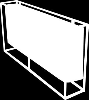 ltr/hr 30 kg 155 x 30 x 81 cm Frame koelen verwarmen Druk