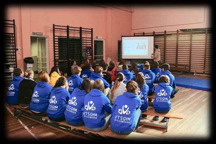 Opleiding EHBO Op zaterdag 24 februari organiseerde VTS GYM in samenwerking met de Gymfed een EHBO-cursus voor de assistent-trainers en trainers.
