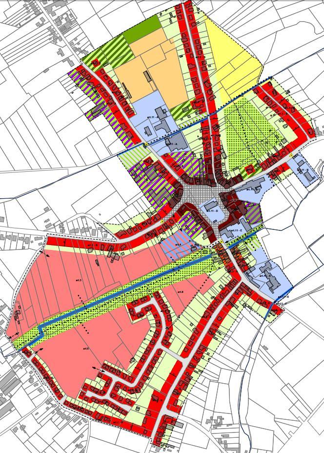 Figuur 2: RUP Lubbeek - Grafisch plan - januari 2010 DEELRUIMTE IV KLEINSCHALIG LANDELIJK WEEFSEL Te versterken landelijke kern Binkom Binkom wordt als kern in het buitengebied