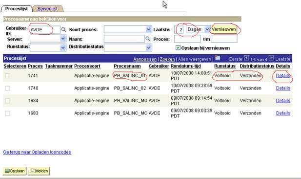 Daartoe klikt u op de link Processen opvolgen. Ga via de link Processen opvolgen naar het volgende scherm.