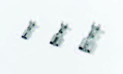 Niet-geïsoleerde schuifkabelschoenen (vrouwelijk) Niet-geïsoleerde kabelschoenen Temperatuurklasse Messing met 70% koper +110 C Productref.