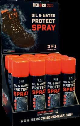 OIL AND WATER PROTECT SPRAY zorgt voor