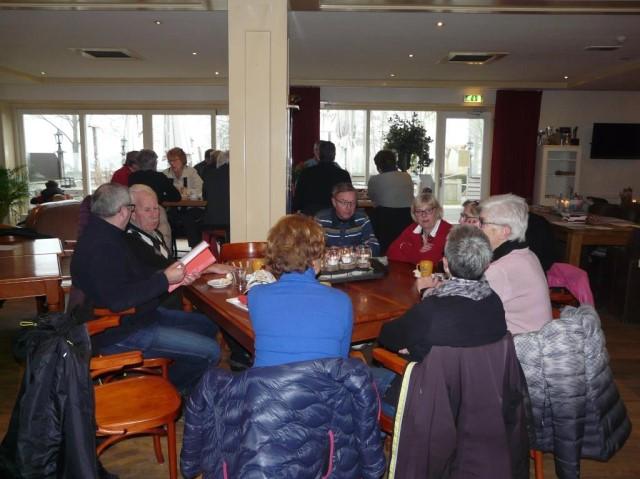 In de tussenposen konden de golfers gratis genieten van een heerlijk bakje koffie, een chocolademelk met slagroom