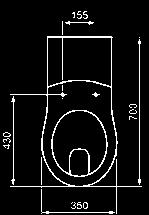 70 cm B x D x H mm 355 x 700 x 380 S311101 B x D x H