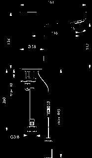 A6146AA batterij (6V) netaansluiting (230V) A6143AA A6144AA Laminaire straalregelaar 5 l/min Geïntegreerde electronica Veiligheidsstop na 55 sec.