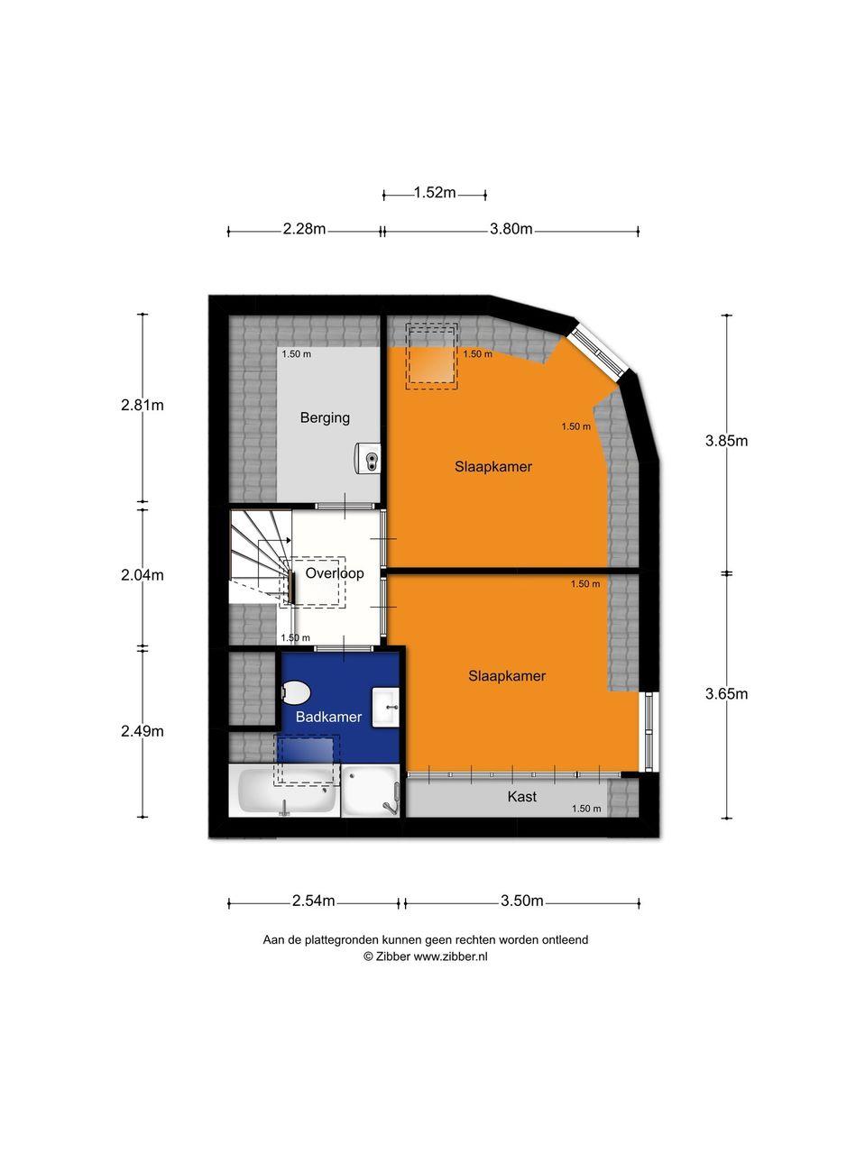 Plattegrond 2e Verdieping van