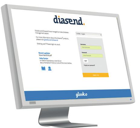 Beginnen met diasend Personal 1 Log in of maak een nieuw account aan op www.diasend. com Heeft u al een account?