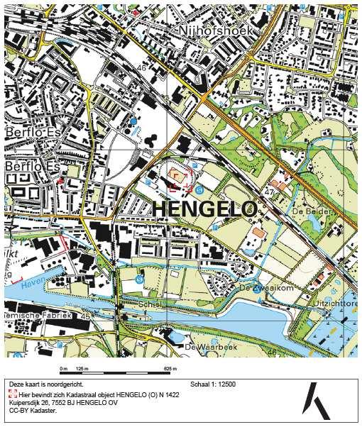 TOPOGRAFISCHE LIGGING Bijlage: A Blad: 1 Van: 2 Opdrachtgever Projectnaam : ASC Sports&Water : Hengelo - Kuipersdijk 4, Sportpark Veldwijk