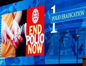 Acties van de Rotary Foundation: 1. End Polio Now (1979) 2.