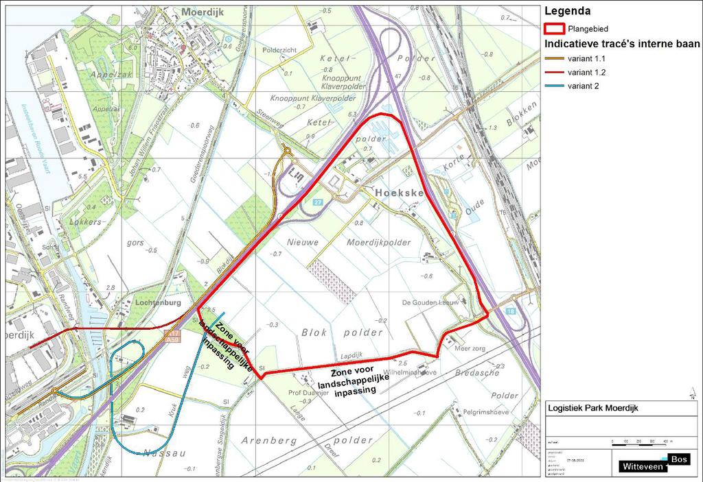 1. INLEIDING 1.1. Aanleiding voor deze studie In de Interimstructuurvisie van de provincie Noord-Brabant (2008) heeft de provincie aangegeven een logistiek park van netto maximaal 150 hectare te