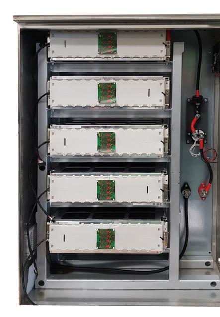 De standaard DYNO Europe Lithium-batterijen kunnen worden ingebouwd in de meest standaardafmetingen van heftrucktkoffers.