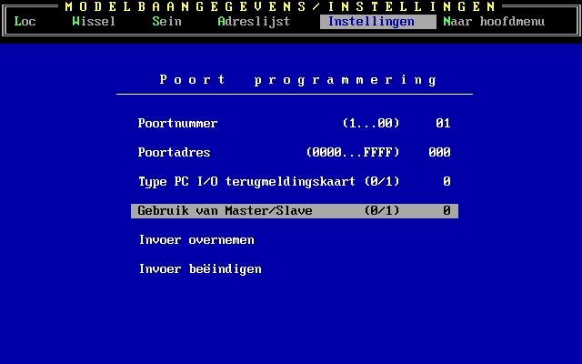 Maximaal kunnen er 25 poorten worden ondersteund. Dit betekent 20 * 24 ingangen = 600 ingangen (Megaversie). Aanvullend geeft u ook de leessnelheid aan. De waarde 9 betekent normale leesfrequentie.