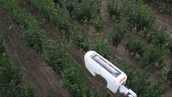 Plant: Greenseeker Sensor Voordelen - Nadelen + vrij eenvoudig + toepasbaar in kwekerij + op tractor + Actieve sensor: onafhankelijk van licht Reflectie van