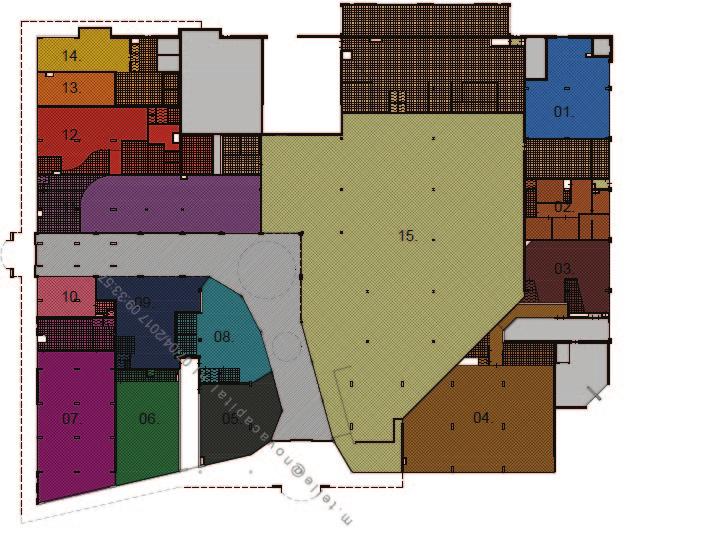 Plattegrond winkelcentrum Tuinzigt Aan deze tekening kunnen geen