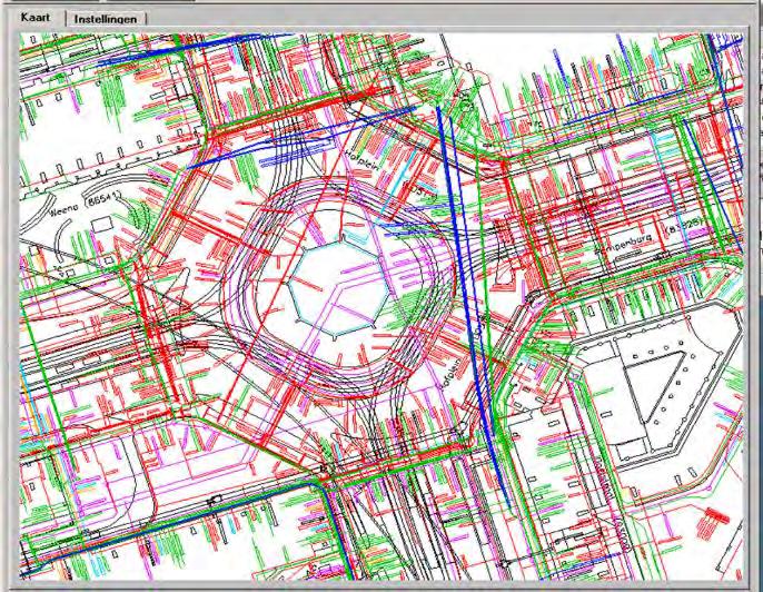 om te weten waar leidingen liggen.