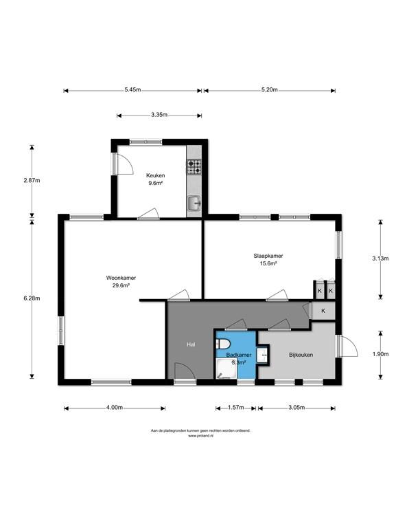 Plattegrond: Begane grond Extra informatie.