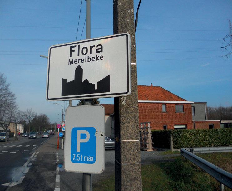 4.6 Flora De wijk Flora verschilt in vele opzichten van de andere deelgemeenten van Merelbeke. Flora is gelegen in het noorden van de gemeente en grenst aan de stad Gent.