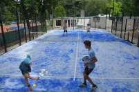 Padelbaan Ook nog een duurzame tafeltennistafel Meer