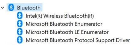 Tabel 17. Bluetooth-drivers Voor de installatie Na de installatie Beveiligingsdrivers In dit gedeelte worden de beveiligingsapparaten in Apparaatbeheer vermeld.