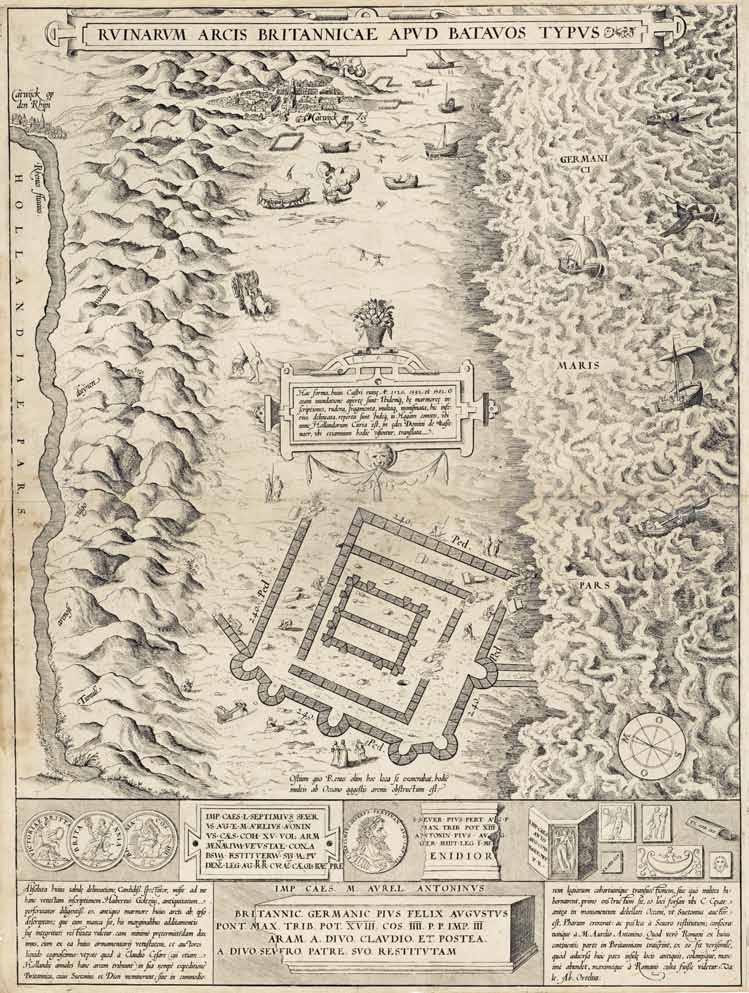 2. Ruinarum Arcis Britannicæ (1566), collectie HEK. alsof die teksten gekopieerd zijn door iemand die geen Latijn verstond.