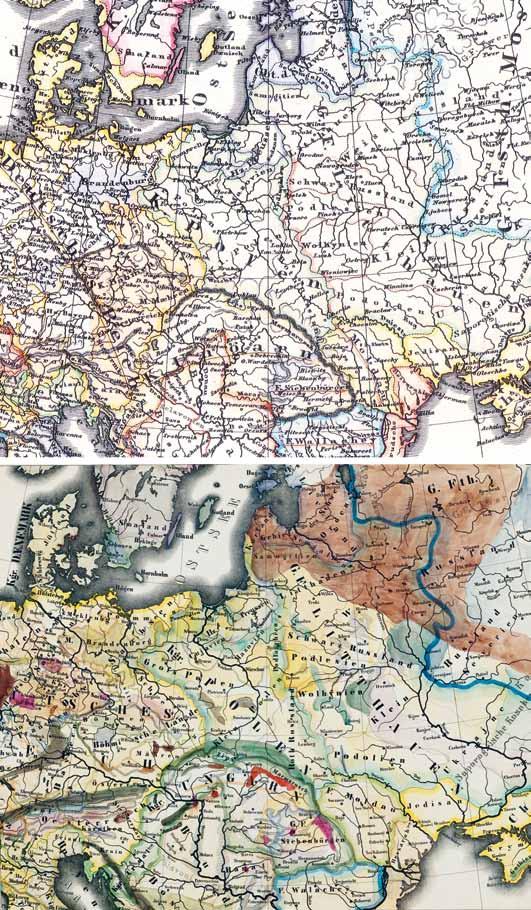 Ook in Nederland trokken de wandkaarten van Bretschneider de aandacht.