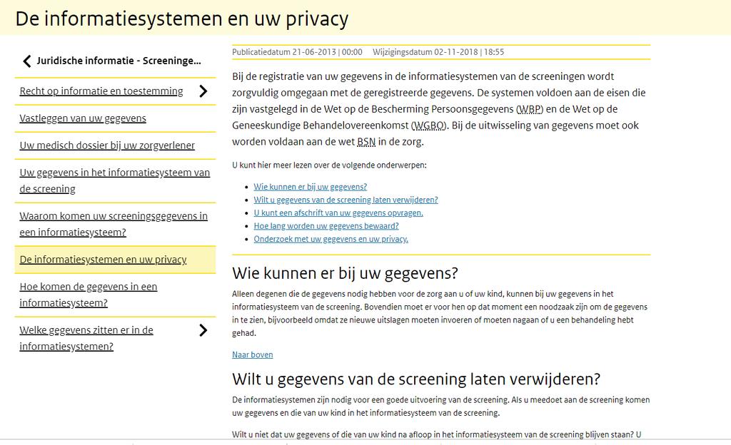 Informatie op