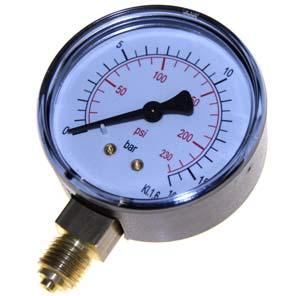 SMC Nevelaarolie p/liter 7,60 MANOMETERS MET ONDERAANSLUITING Model Omschrijving Bar MA501613O Manometer 50mm