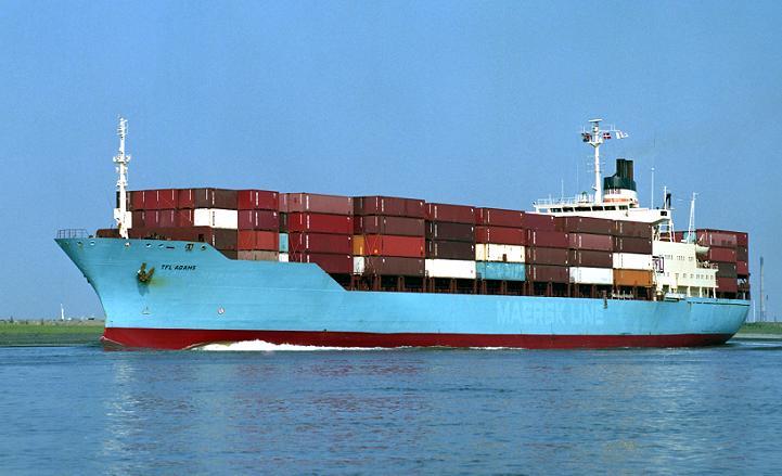1980 verbouwd tot containerschip en verlengd bij Hitachi Zosen, Innoshima, 21.609 BRT, 14.402 NRT, 25.078 DWT. 1218 TEU. 1984 herdoopt TFL ADAMS. 1986 herdoopt CLARA MÆRSK.
