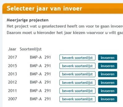 Mocht er een onjuist BMP type gekoppeld zijn, geef dit dan door via broedvogels@sovon.nl Indien je soorten meetelt die niet verplicht zijn bij het gekozen BMP type, dan kun je deze soorten toevoegen.