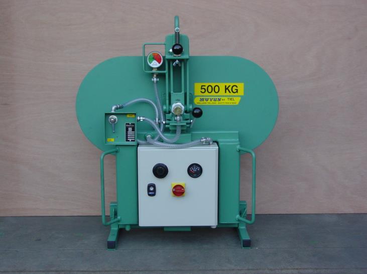 User manual VA114E / B 500/7850 kg. 7 5 6 7 3 1 2 6 For use: 3 4 2 The guard of the suction plate is removed with the steel strip.