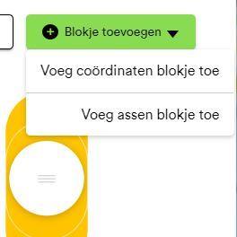 as-standen of coördinaten handmatig in, In deze tutorial gaan we de assen van de robot besturen om naar de juiste locatie te gaan Klik op bovenaan op het tabblad Robot-assen De robot kan nu bestuurd