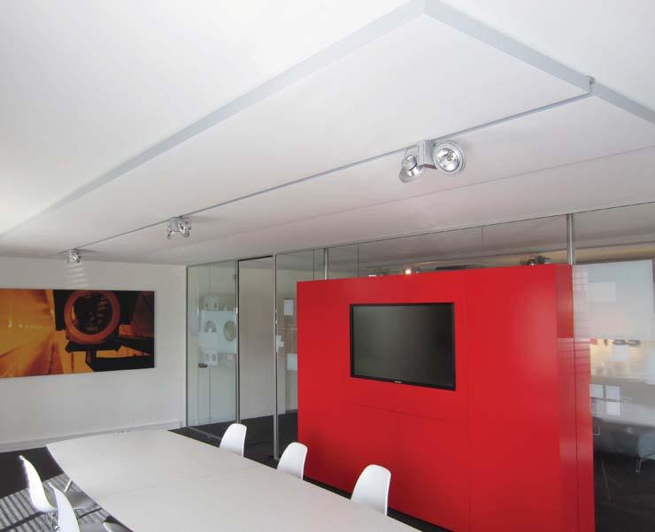 ARTceiling Techno Security Service Den Haag Design: 2d3d Dortmund ARTceiling akoestisch plafondelement: ARTceiling: is een custom made akoestische plafondbespanning zonder naden.