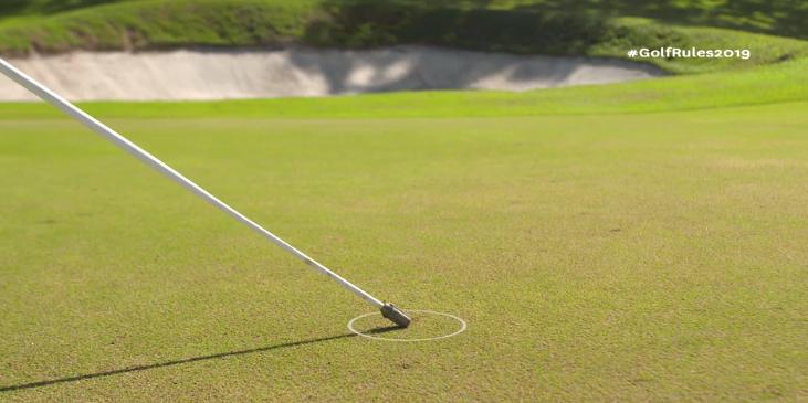 Aangeven van de puttinglijn Vanaf nu mag je caddy of partner de