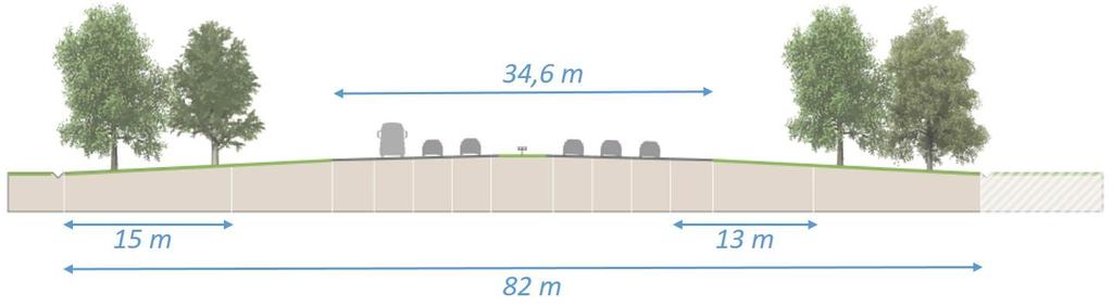 Rijstroken en weefvakken Bij de structurele verbreding van de A2 wordt de huidige 2x2 met spitsstrook omgebouwd tot 2x3 met vluchtstrook.