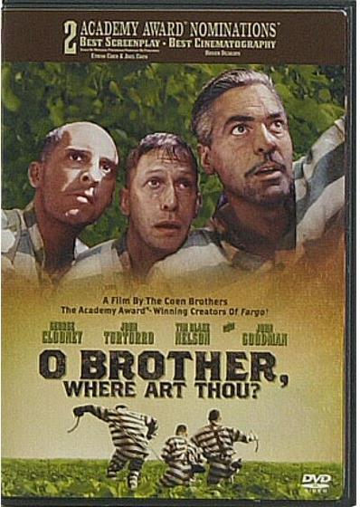 Film: O Brother, Where Art Thou? Ten tijde van de depressie doet gevangene Everett Ulysees McGill (George Clooney) een gewaagde ontsnappingspoging.