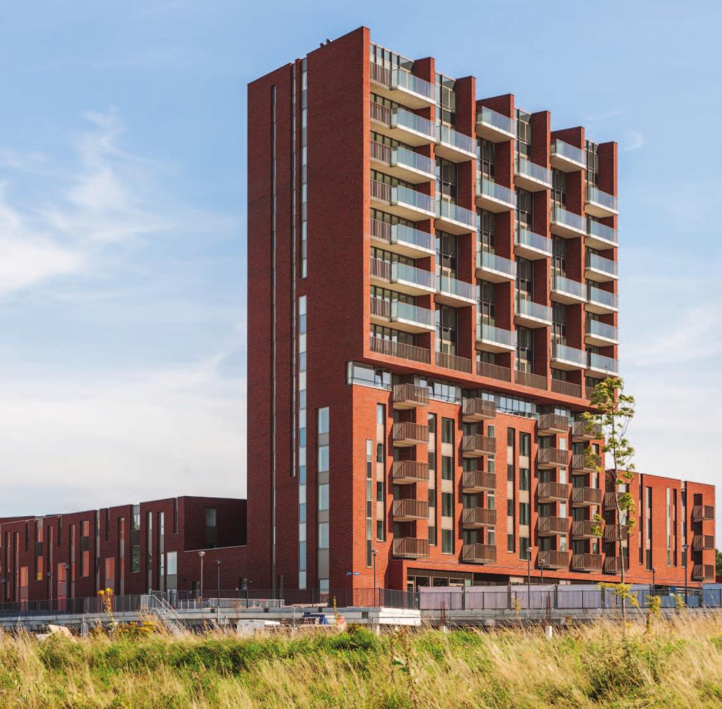 wurck architectuur stedenbouw landschap SAMENHANG EN IDENTITEIT Meerrijk, het voorzieningencentrum van Meerhoven, krijgt de vorm van een compacte stedelijk kern, als stadskroon van veraf zichtbaar