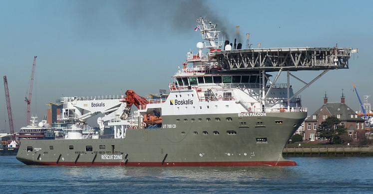 18-1-2019 van Gibraltar naar Rotterdam, 28-1-2019 gearriveerd als LEWEK FALCON op de Waalhaven te Rotterdam. 21-2-2019 (VT) te Schiedam herdoopt BOKA FALCON.