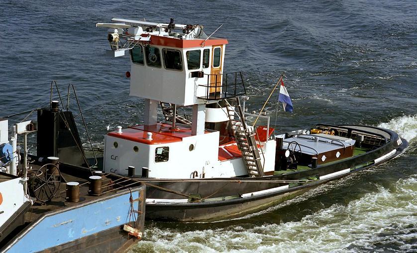 Cummins Engineering Co. Inc., Columbus, In., trekkracht 11 ton, 12 kn. 24-12-2012 verkocht aan B.M.S. River Towage B.V., Noordgouwe (W. Bouman Marine Service B.V., Zierikzee).