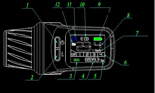 LCD DISPLAY XH18 - DISPLAY 1.