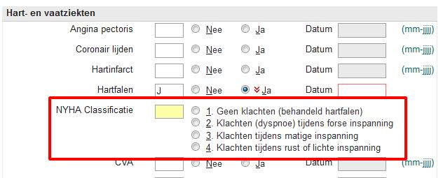 Indien van toepassing zijn deze toevoegingen ook aangebracht bij andere onderzoeken (zoals de diabetes jaarcontrole).