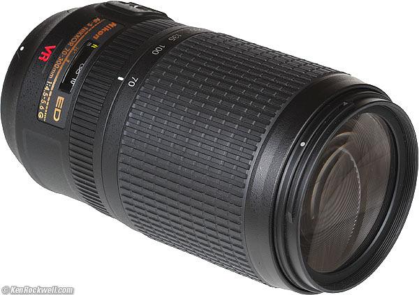 8 Nikon 70-300 Super groothoek lens, voor creatief