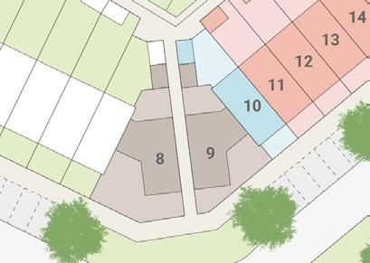 torenwoning Takkie Optioneel: dubbele tuindeuren, een schuifpui of een uitbouw van 1,2 of 2,4 meter type kavelnr 8 en 9 Zijgevel 1 Voorgevel C Deze woning ligt